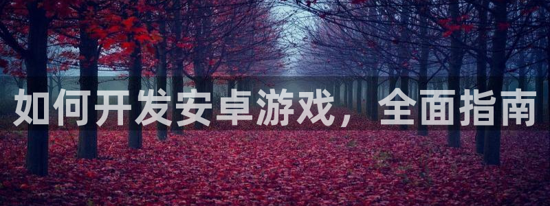 沐鸣平台注册资金多少亿：如何开发安卓游戏