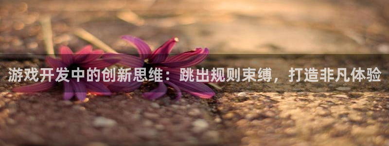 沐鸣注册网站官网：游戏开发中的创新思维：