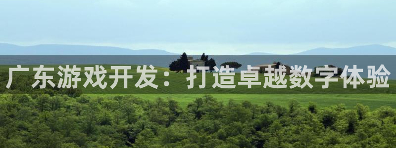 沐鸣开户计划：广东游戏开发：打造卓越数字