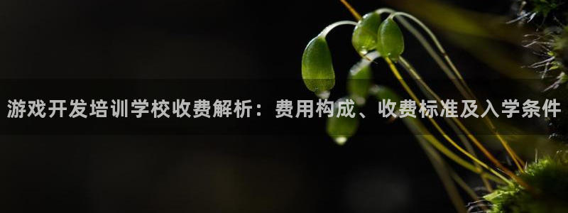 沐鸣娱乐官网首页：游戏开发培训学校收费解